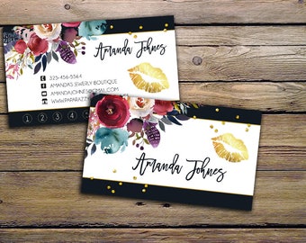 LipSense Business Cards - SeneGence International - LipSense - Distributor - Lipsense