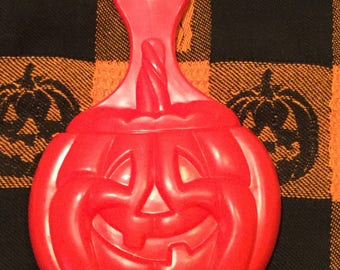 Vintage Halloween Hard Plastic Jack O Lantern Pumpkin Carving Scoop Hard to Find