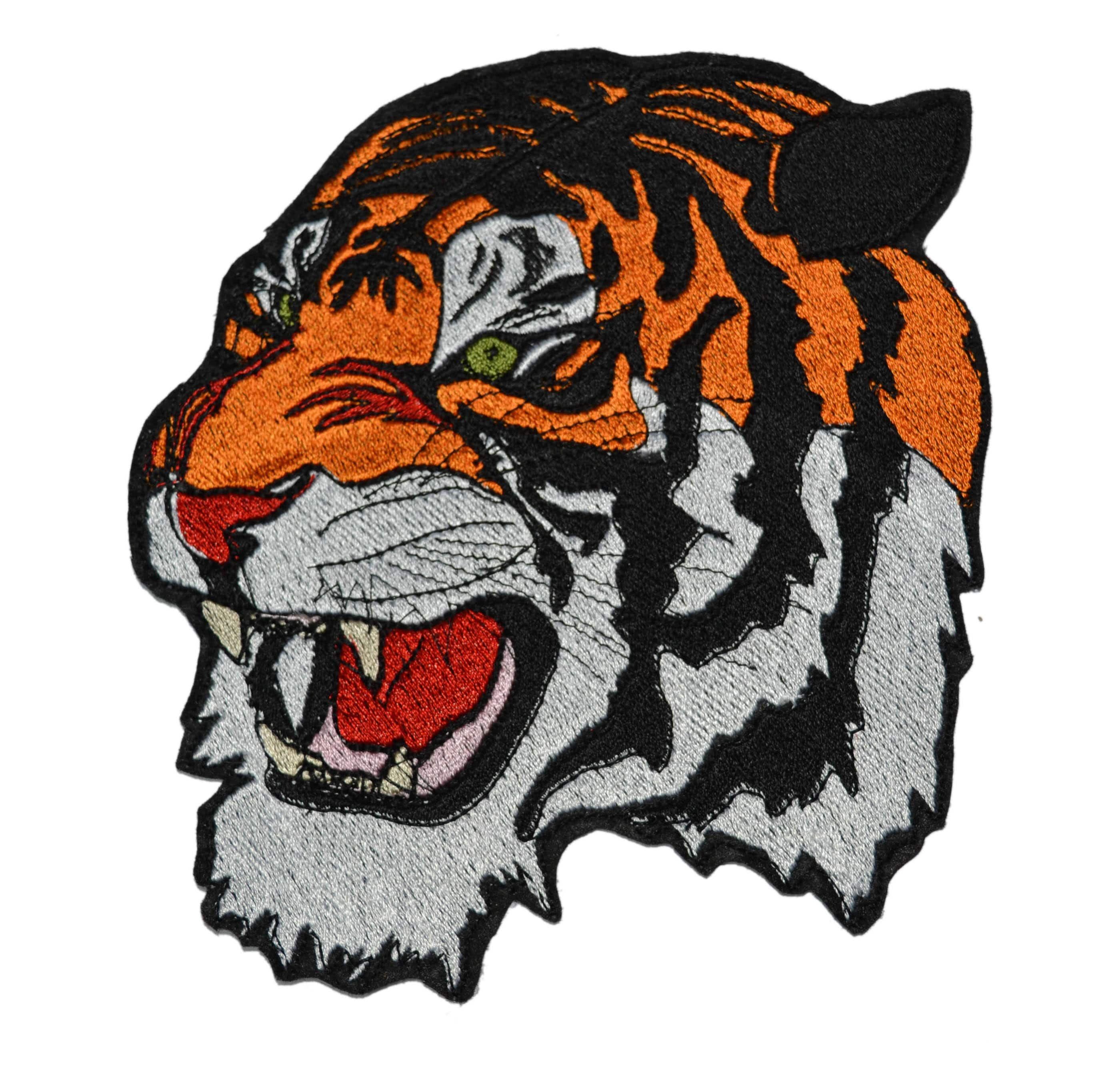 Tiger Patch Embroidered Patch Iron On Patch Large Patch Bag 3124