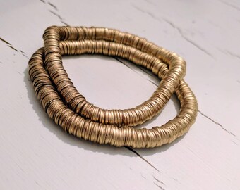 Brass Disc Accent Bracelet