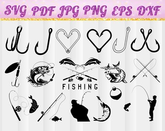 Download Fishing svg | Etsy