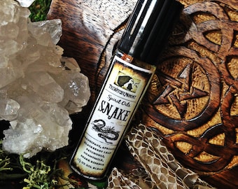SNAKE SPIRIT OIL - Anointing Ritual Oil, Animal Totem Oil, Channeled Insect Medicine
