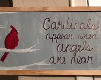 cardinals appear when angels are near