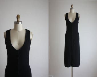 deep v wool knit midi dress