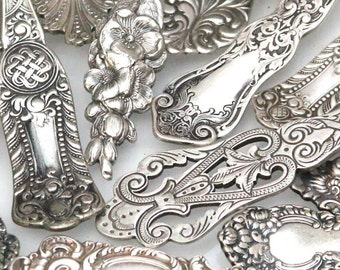Impress Your Guests! Antique Ornate Unique Dinnerware Flatware Serving Ware Sterling Silver Plate Party Table Place Setting Fork Spoon Knife