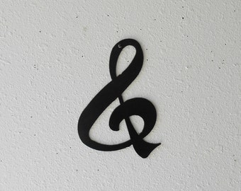 Ampersand Metal Wall Decor &