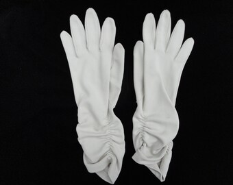 Long white gloves | Etsy