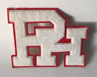 Vintage Varsity Letter P H