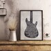 Dreams-Fleetwood Mac lyrics-music wall art-inspirational wall art-woman rock gift-Rock poster-song lyrics wall art-Guitar Art-rock poster