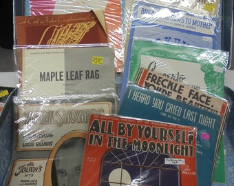 All by Yourself- set of Vintage Sheet Music