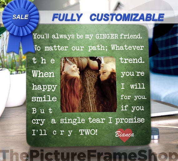 Ginger Best Friend Gift Ginger Friend Every Blonde