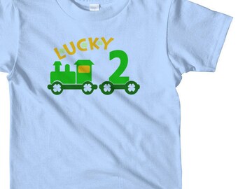 Lucky two, St Patricks day birthday shirt boys, two birthday shirt boy, st pattys day birthday shirt, Saint Patricks day birthday shirt,
