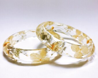 Pressed flowers bangles, real flowers bangles, resin bangles,Botanical Jewellery, real flowers bracelet , pressed flowers bracelets