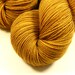 Hand Dyed Sock Yarn - Sock Weight Superwash Merino Wool Yarn - Honey Mustard - Yellow Gold Tonal Fingering Yarn, Indie Dyed Knitting Yarn