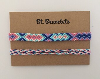 Friendship Straps Bracelets 3.20 blue/Pink