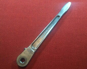 Vintage J. H. Williams H-50 3/4" Plug Ratchet Drop Forged Made In USA