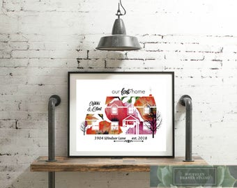 PRINTABLE ART Our First Home House Homeowner Gift New PRINTABLE ART Our First Home House Homeowner Gift New