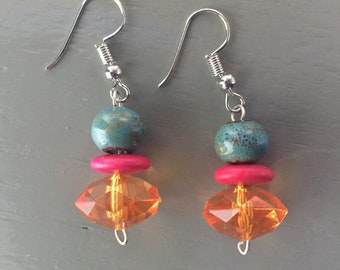 Bead Trio Earrings