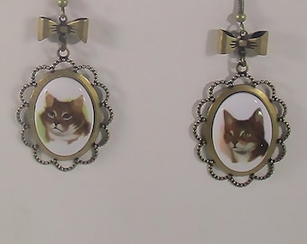 Fanceh Kitteh Earrings