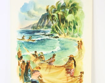 Louis Macouillard Hawaii Matson Cruise Ship Menu