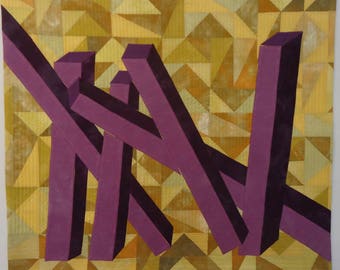 Pillars of Society Art Quilt