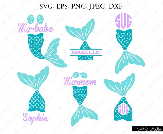 Download Mermaid SVG Mermaid Monogram Svg Cute Mermaid Svg Mermaid