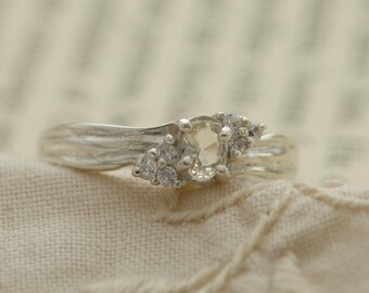 Oregon Sunstone in Sterling Silver Ring, Style VN