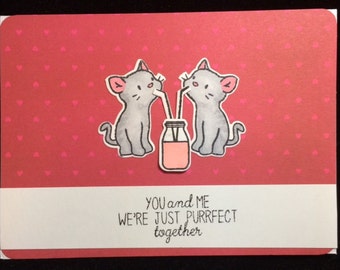 You & Me Cat Greeting Card