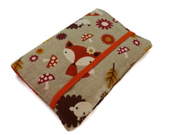 Passport holder dual, Hedgehog Passport cover, Passport wallet, Travel organizer, Passport Case, Travel gift, Foxes passport sleeve, Fox