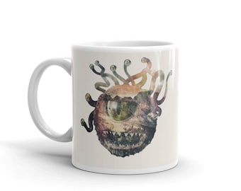 Behold My Swag - Beholder Mug / DnD Coffee Cup / Dungeons and Dragons Gift, RPG, D&D, Pathfinder, D20 Tea and Coffee Cup Gift