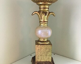 Vintage candle holder--unique candle holder--Vintage collectible