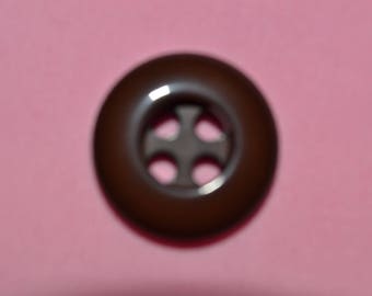 round domed 25 mm button