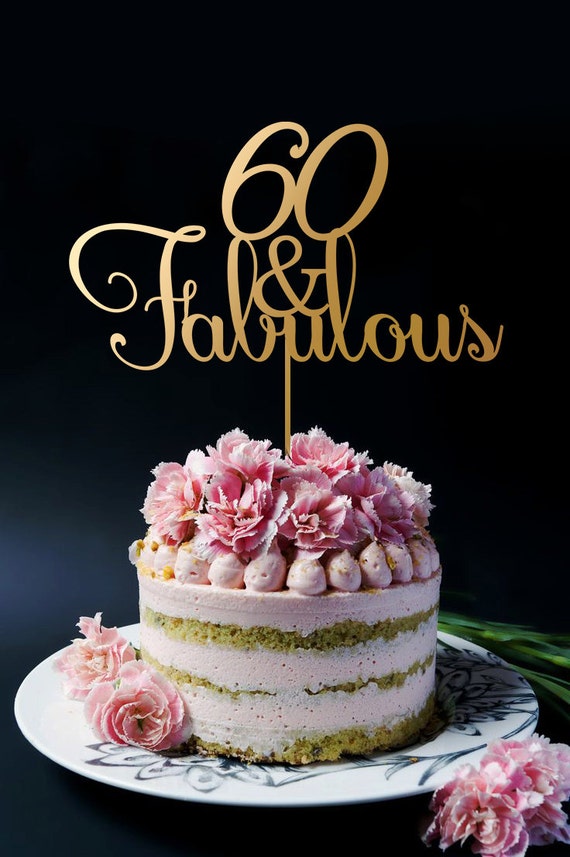 Th And Faboulous Cake Topper Th And Faboulous Cake Topper
