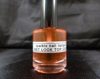 Wet Look Top Coat--15 ml bottle