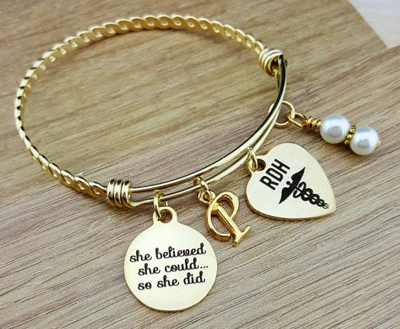 Gold Dental Hygienist Dental Hygienist Gift Dental Hygiene Gifts College Graduation Gift Graduation Gift Dental Hygienst Graduation Gift