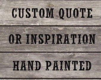 Customized wooden signs