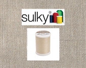 Sulky 2-ply 12wt - Cotton Thread - 330yds - Deep Ecru - 713-1149 - By the Spool