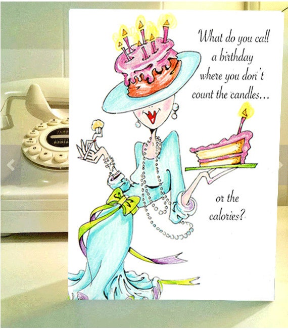 Funny Womens Birthday Cards Printable