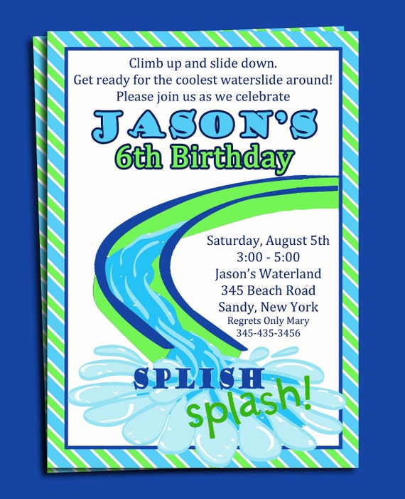 Beach Ball Invitations Free Printable Kids Birthday