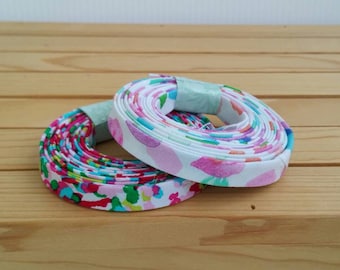 1/2" double fold bias tape binding, 3yd rolls, all sizes available by request