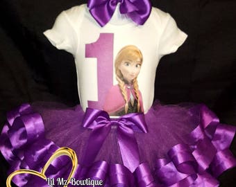 Anna Tutu outfit, Anna Tutu, Anna Tutu dress, frozen Tutu, frozen Tutu dress, frozen dress, frozen birthday, birthday Tutu, Tutu outfit,