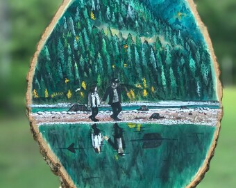 Custom Travel Art on Wood