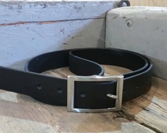 Handmade cowhide leather belt