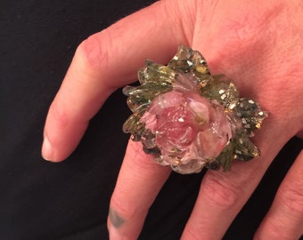 Mend Your Broken Heart Lotus Ring