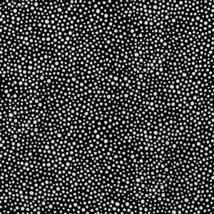 Jules and Indigo Black Spots Cotton by Valorie Wells