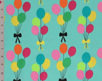 Cotton Quilt Fabric Michael Miller Funfair Balloons By The Half Yard