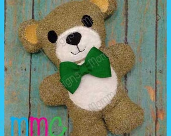 Teddy Bear Softie Machine Embroidery File