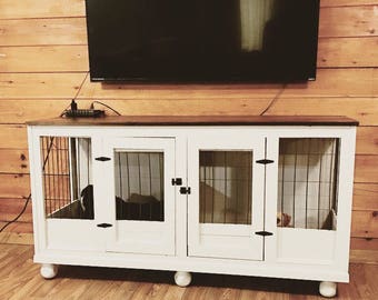 Single or Double Dog Crate