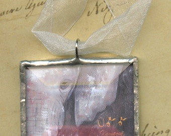 Ornament - Cherokee Language Series - Kamama = Elephant