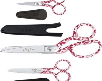 Gingher Sawyer Designer's Scissors 4", 5" or 8" (Right-handed)